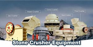 What is used of crushing equipment?