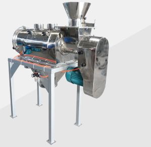 Air flow screening machine