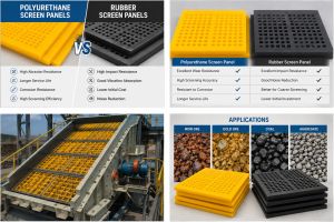 Polyurethane Screen Panels vs Rubber Screen Panels: Which Is Better?